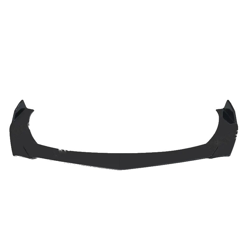 2008-2015 Mitsubishi Lancer Evolution X 4-Piece Front Bumper Lip Kit — Gloss Black or Carbon-Look
