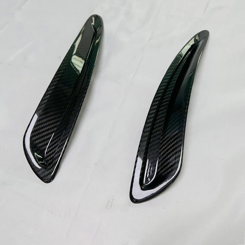 2019-2025 Toyota GR Supra A90 Hood Vent Trims (2-Piece) — Dry Carbon Fiber