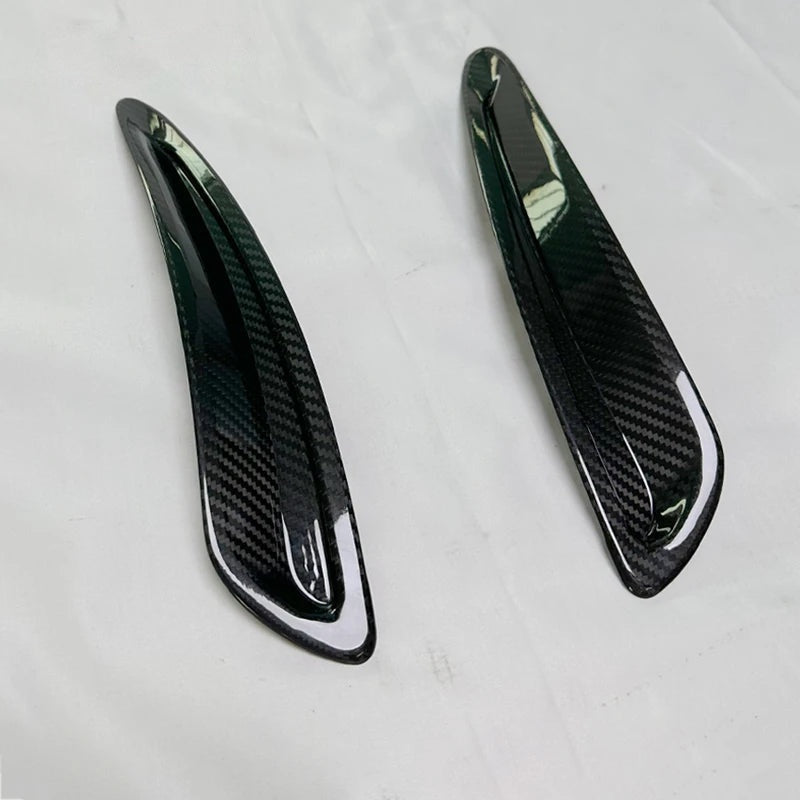 2019-2025 Toyota GR Supra A90 Hood Vent Trims (2-Piece) — Dry Carbon Fiber