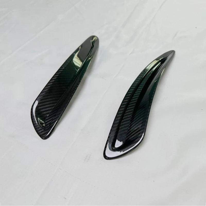 2019-2025 Toyota GR Supra A90 Hood Vent Trims (2-Piece) — Dry Carbon Fiber