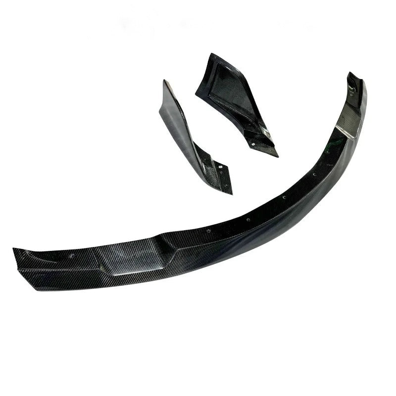 2019+ Toyota GR Supra A90/A91 3-Piece Front Chin Lip — FRP, Carbon Fiber or Forged Carbon