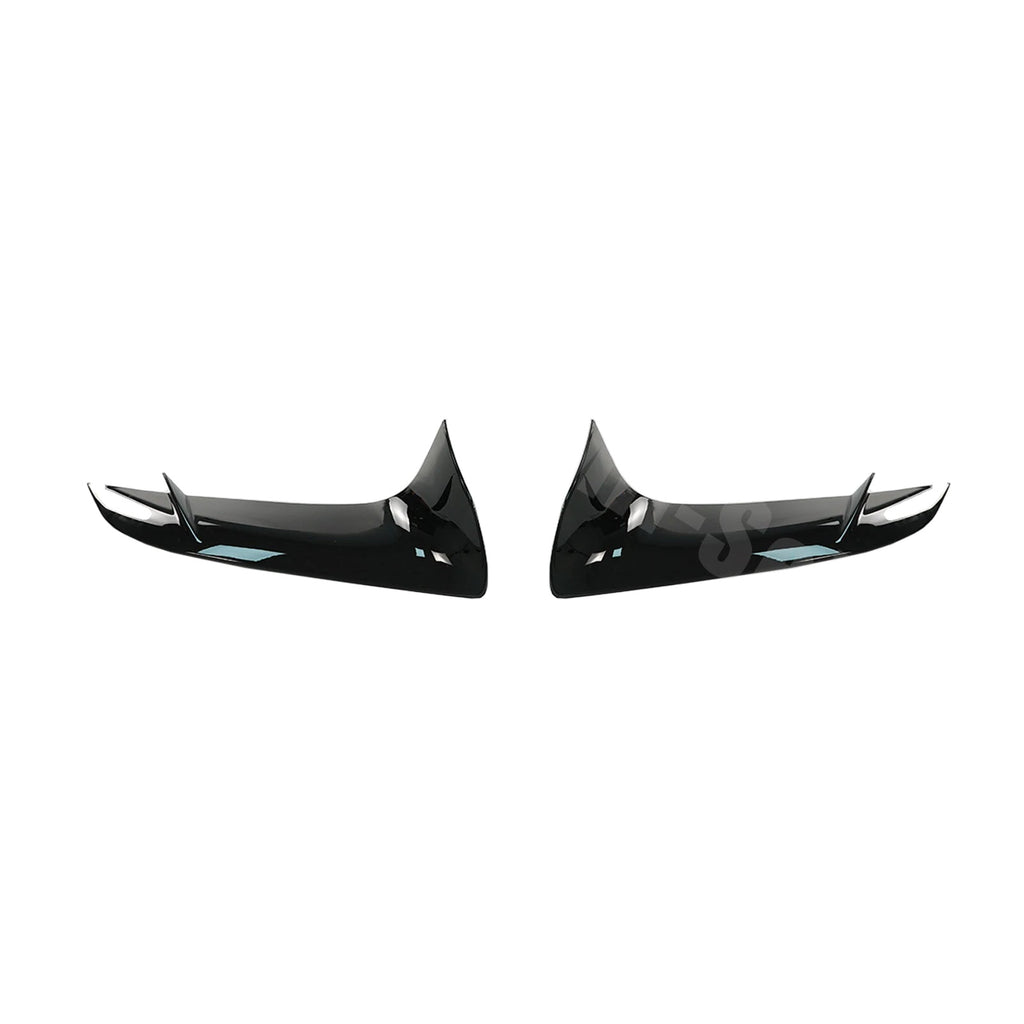 2020-2024 Toyota GR Supra A90/A91 Front Bumper Lower Air Vent Covers — Gloss Black or Carbon-Look