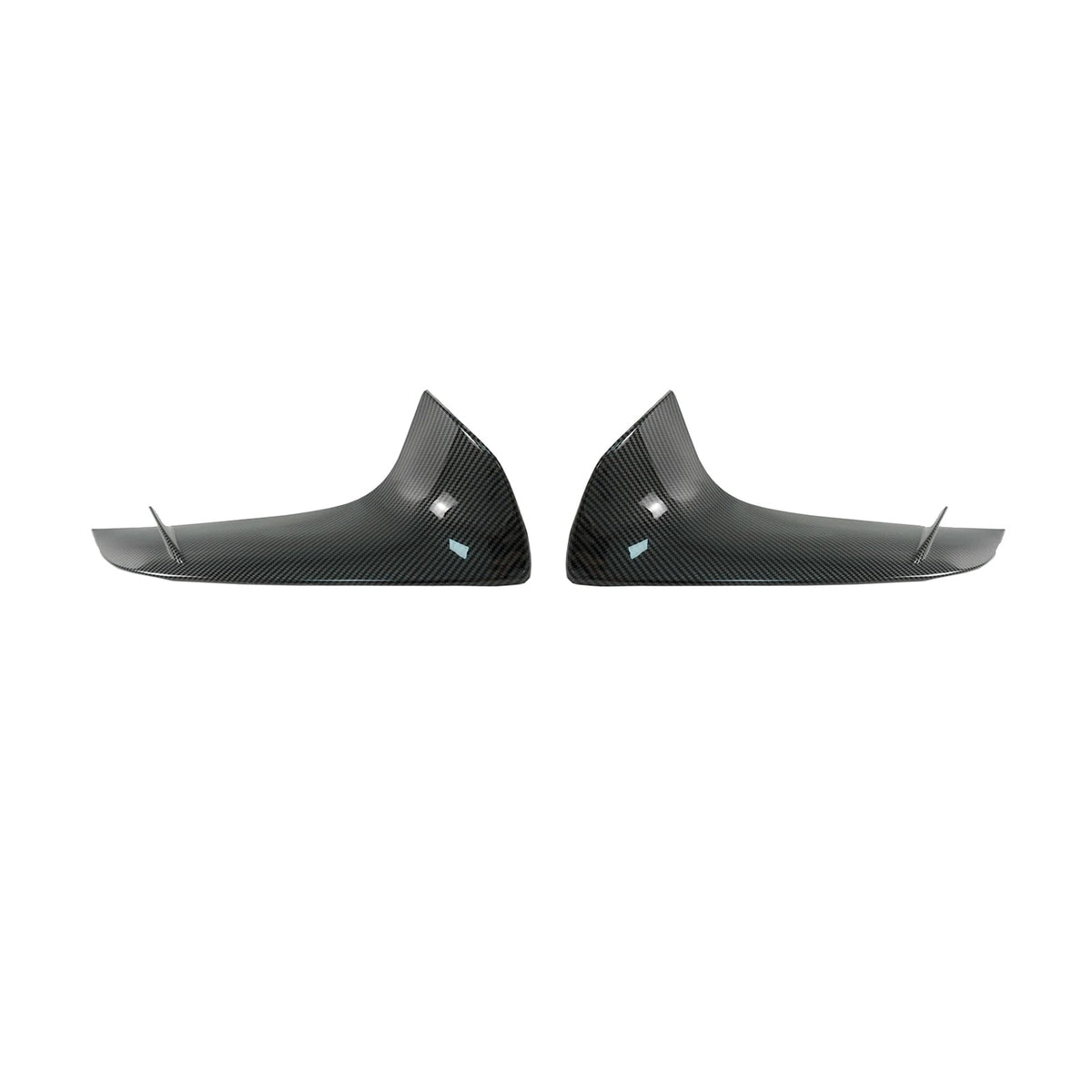 2020-2024 Toyota GR Supra A90/A91 Front Bumper Lower Air Vent Covers — Gloss Black or Carbon-Look