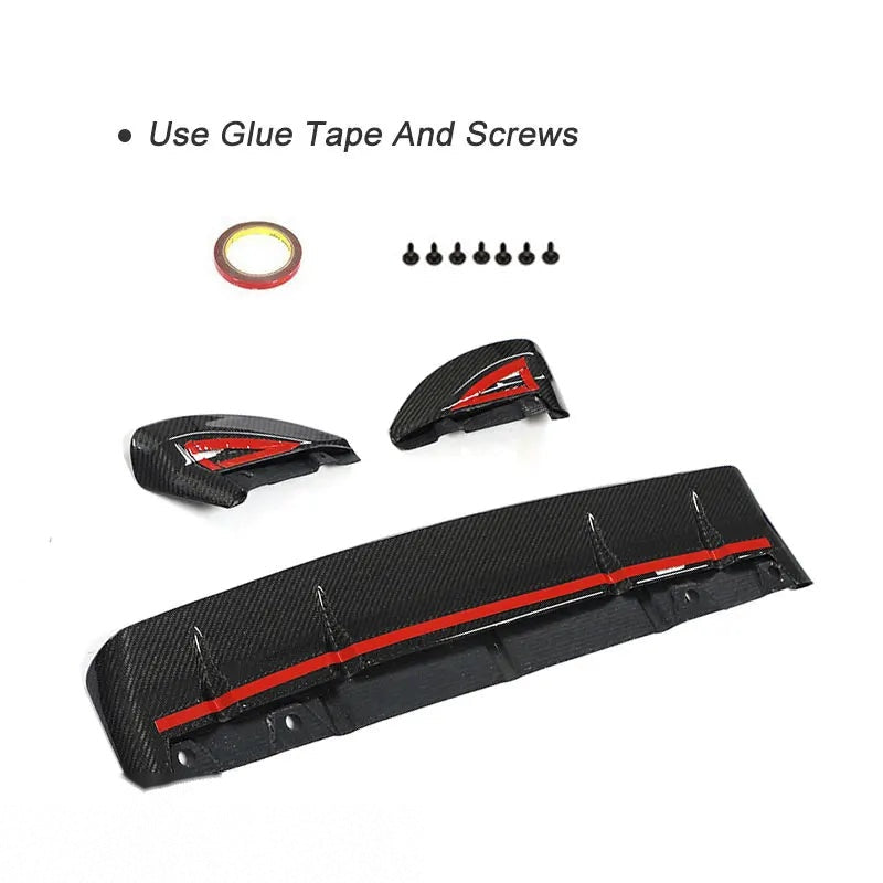 2022-2025 Toyota GR86 / Subaru BRZ (ZN8/ZD8) Rear Bumper Diffuser Lip — Carbon Fiber