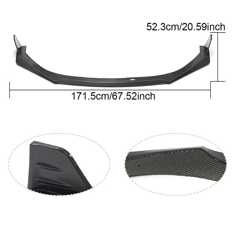 2022-2026 Toyota GR86 / Subaru BRZ (ZN8/ZD8) Front Lip Spoiler — Carbon Fiber