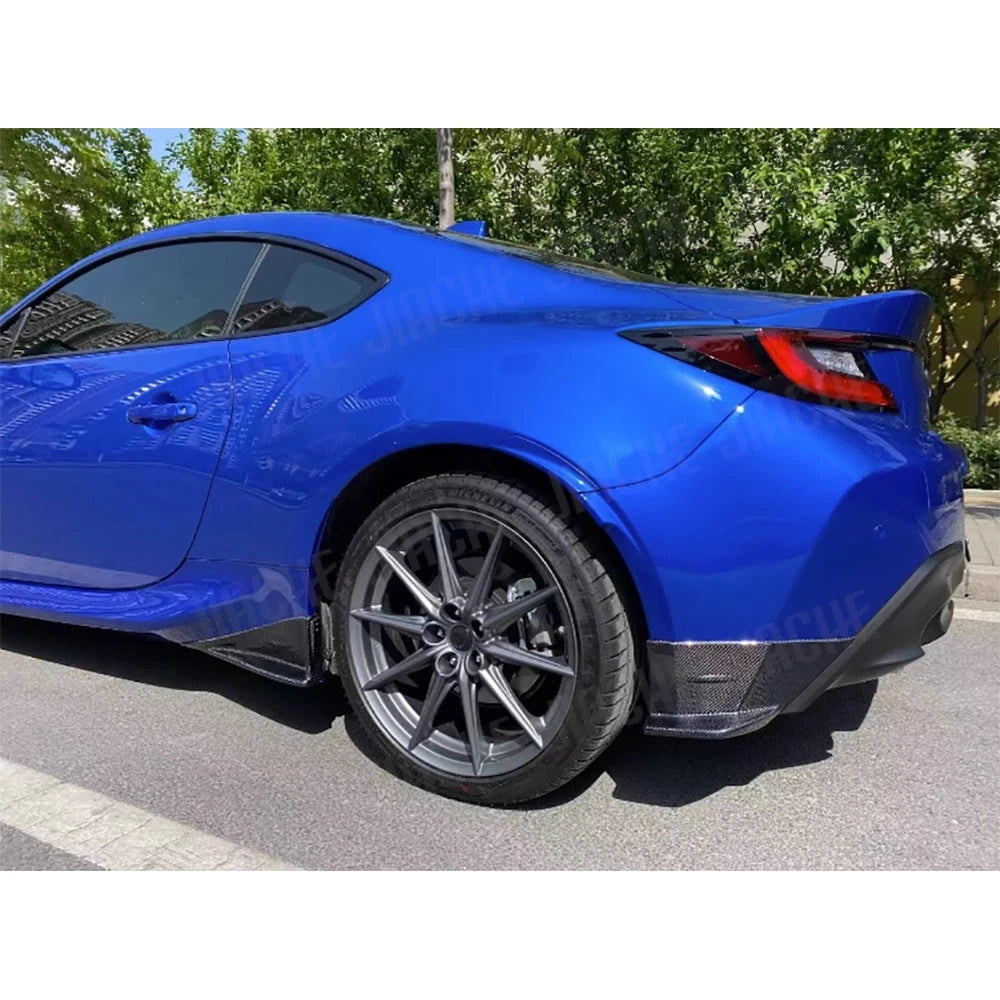Toyota GR86 / Subaru BRZ Rear Bumper Side Splitters (Pair) — FRP or Carbon Fiber