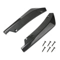 Universal Front/Rear Bumper Lip Protector Strip — Carbon-Look or Black