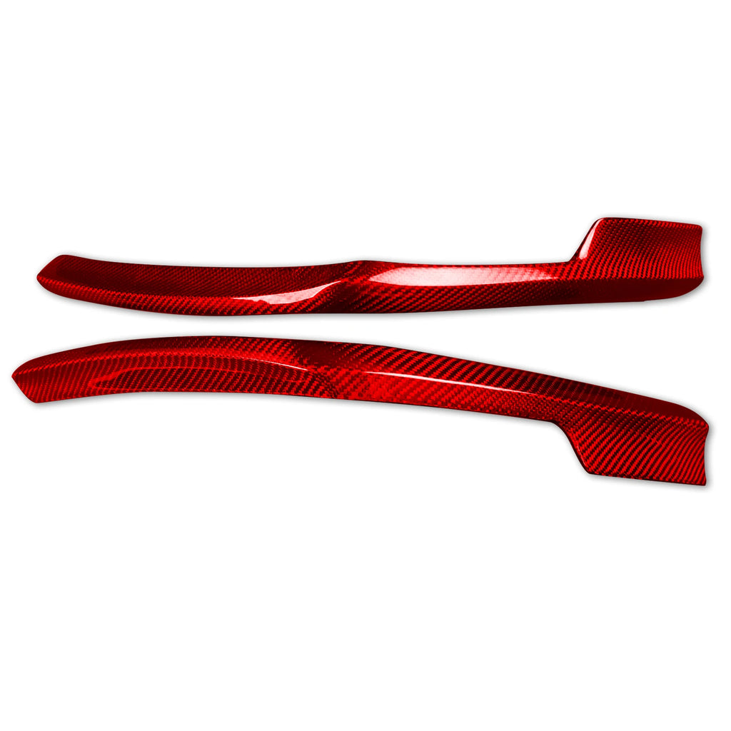 2020-2024 Toyota GR Supra A90/A91 Front Bumper Lower Garnish Cover — Carbon Fiber, Red or Black