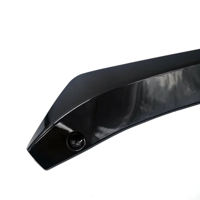 Universal Front/Rear Bumper Lip Protector Strip — Carbon-Look or Black