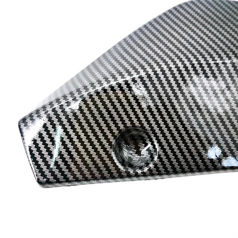 Universal Front/Rear Bumper Lip Protector Strip — Carbon-Look or Black