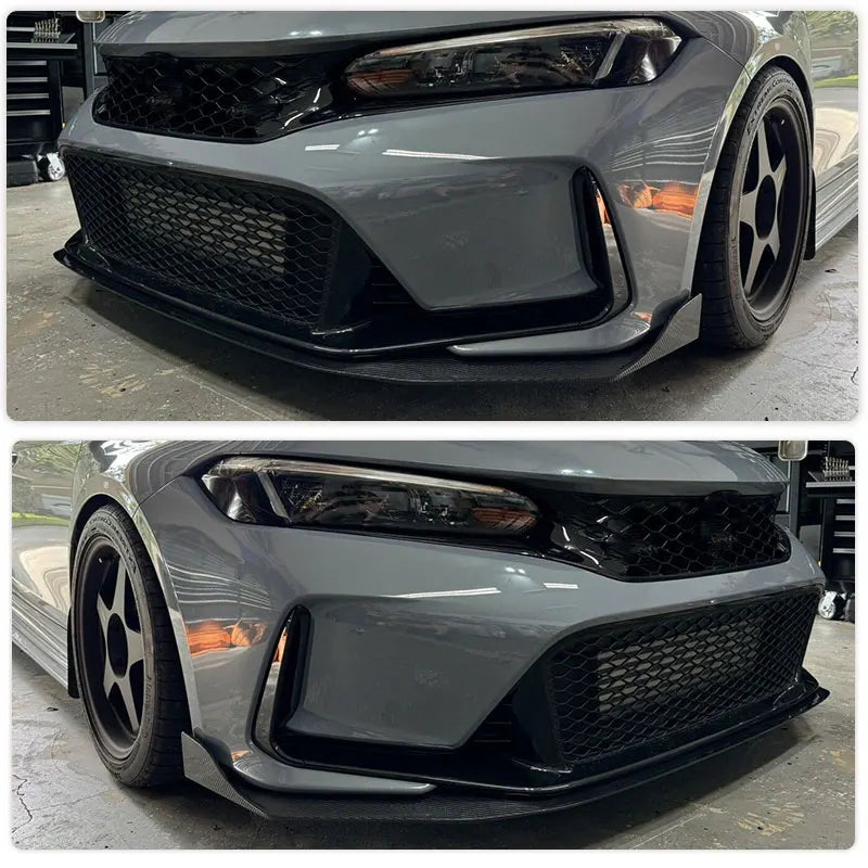 2023-2025 Honda Civic Type R (FL5) Front Lip Spoiler — Carbon Fiber