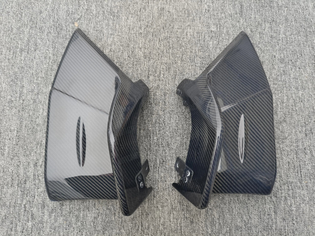 Toyota GR86 / Subaru BRZ Rear Bumper Side Splitters (Pair) — FRP or Carbon Fiber