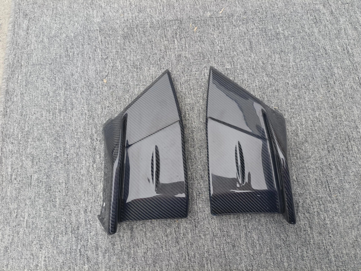 Toyota GR86 / Subaru BRZ Rear Bumper Side Splitters (Pair) — FRP or Carbon Fiber