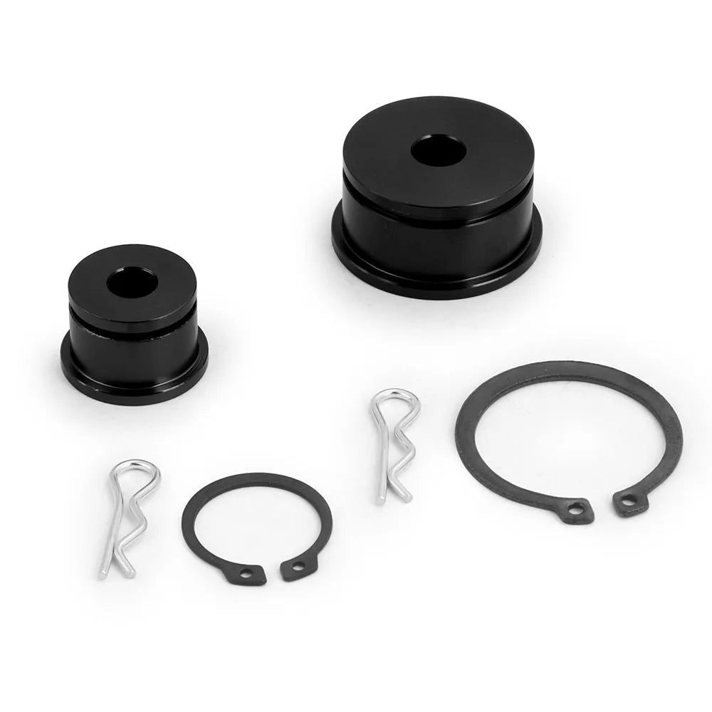 Aluminum shifter cable bushings for Civic Si EP3 and RSX Type-S – Black