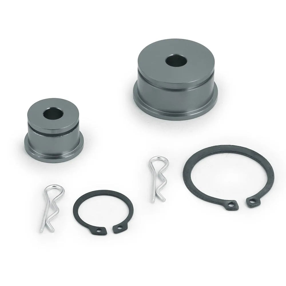 Aluminum shifter cable bushings for Civic Si EP3 and RSX Type-S – Titanium gray