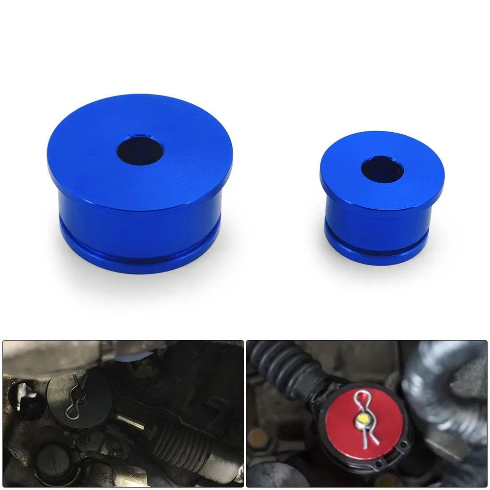 Aluminum shifter cable bushings for Civic Si EP3 and RSX Type-S