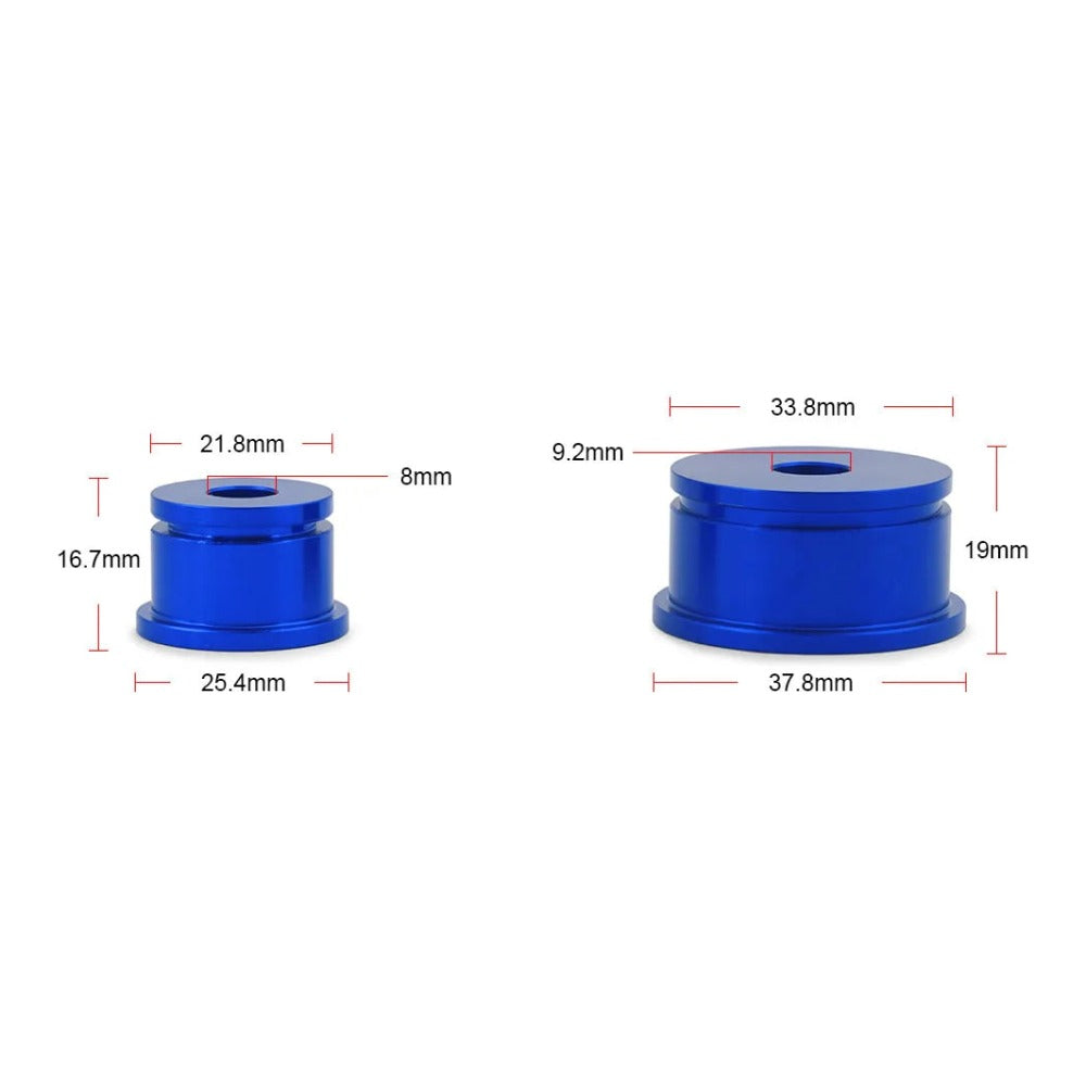 Aluminum shifter cable bushings for Civic Si EP3 and RSX Type-S