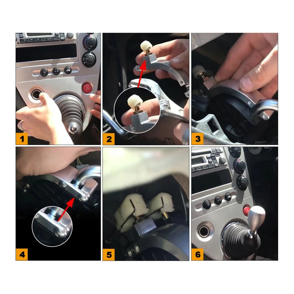 Aluminum short shifter adapter for Civic Si EP3 and RSX Type-S