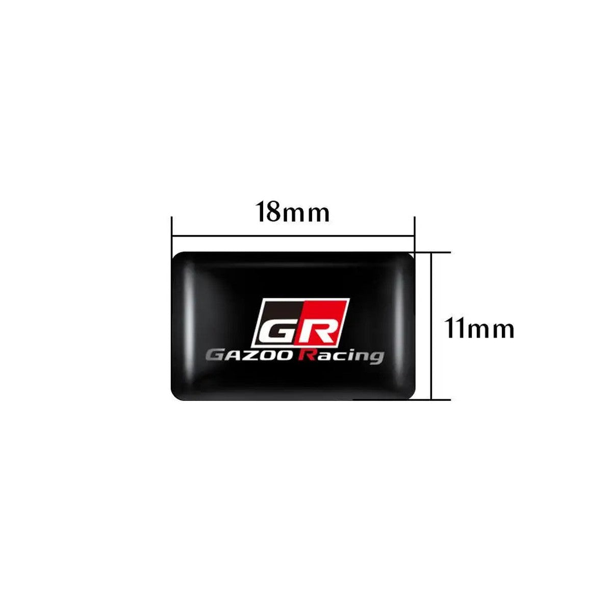GR-style epoxy interior badge size: 18 x 11 mm