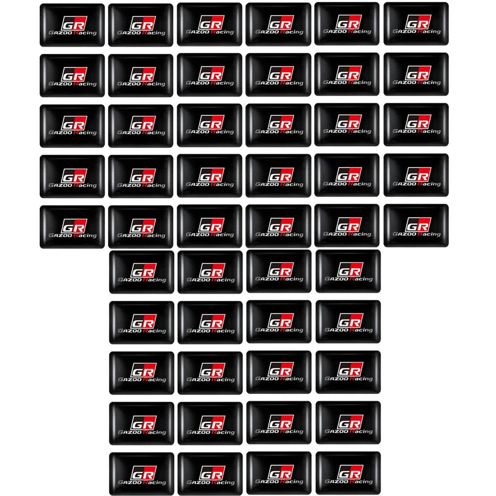 Pack of 50 GR-style epoxy interior badges
