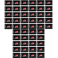 Pack of 50 GR-style epoxy interior badges