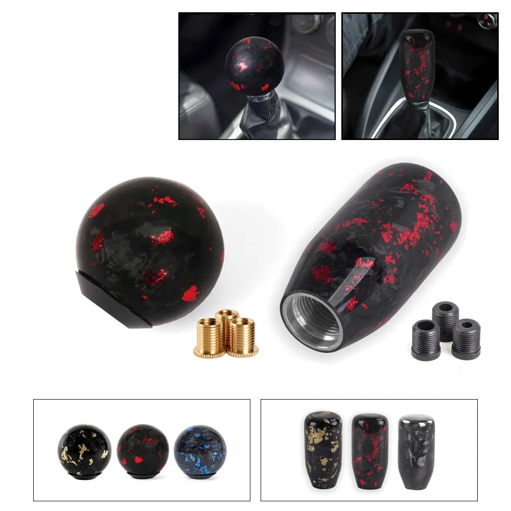 Forged carbon fiber shift knob