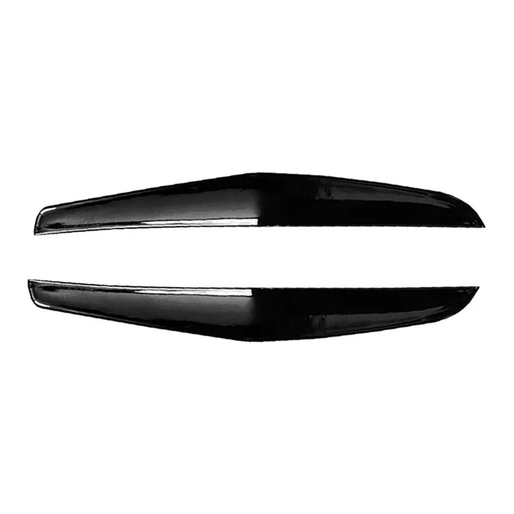 Civic canards, side view of both pieces
