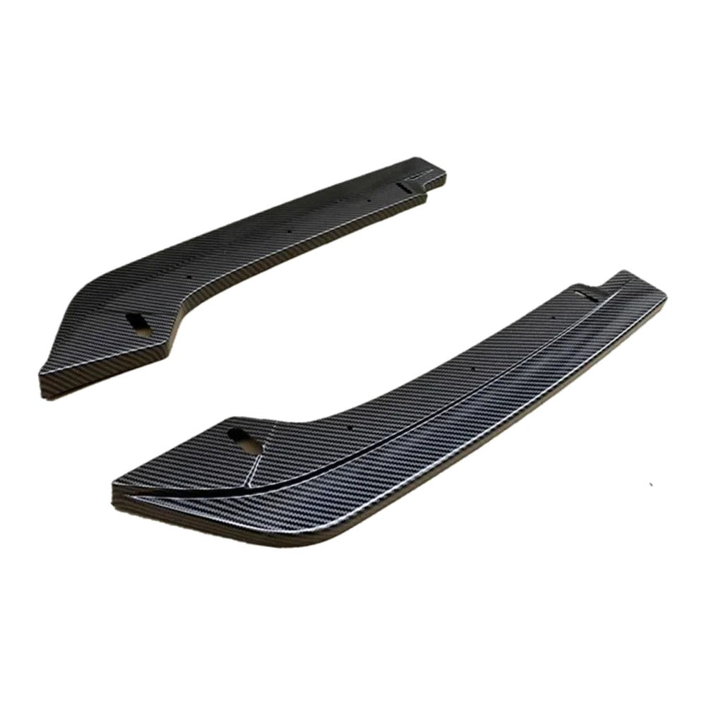 Carbon fiber look Civic rear side splitters