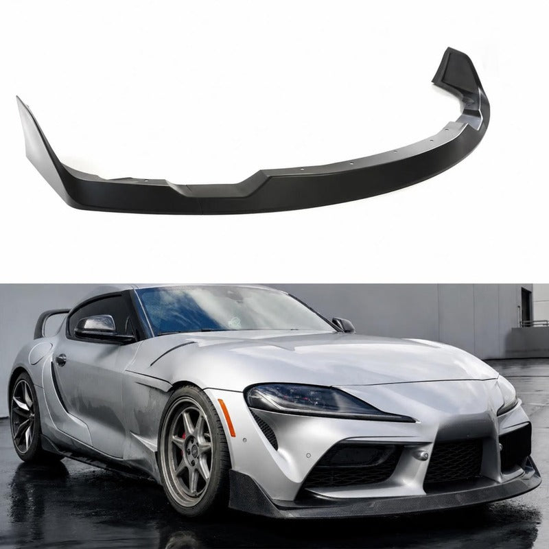 2020-2024 Toyota GR Supra A90/A91 3-Piece Front Lip — Gloss Black, Matte Black or Carbon-Print