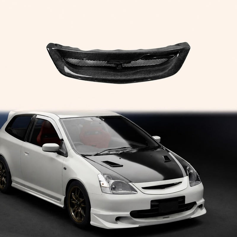 2004-2005 Honda Civic Type R (EP3) Front Grille — Carbon Fiber