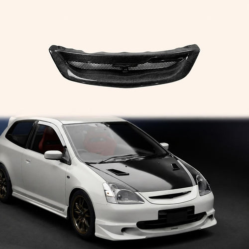 2004-2005 Honda Civic Type R (EP3) Front Grille — Carbon Fiber