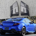 Toyota GR86 / Subaru BRZ Rear Bumper Side Splitters (Pair) — FRP or Carbon Fiber