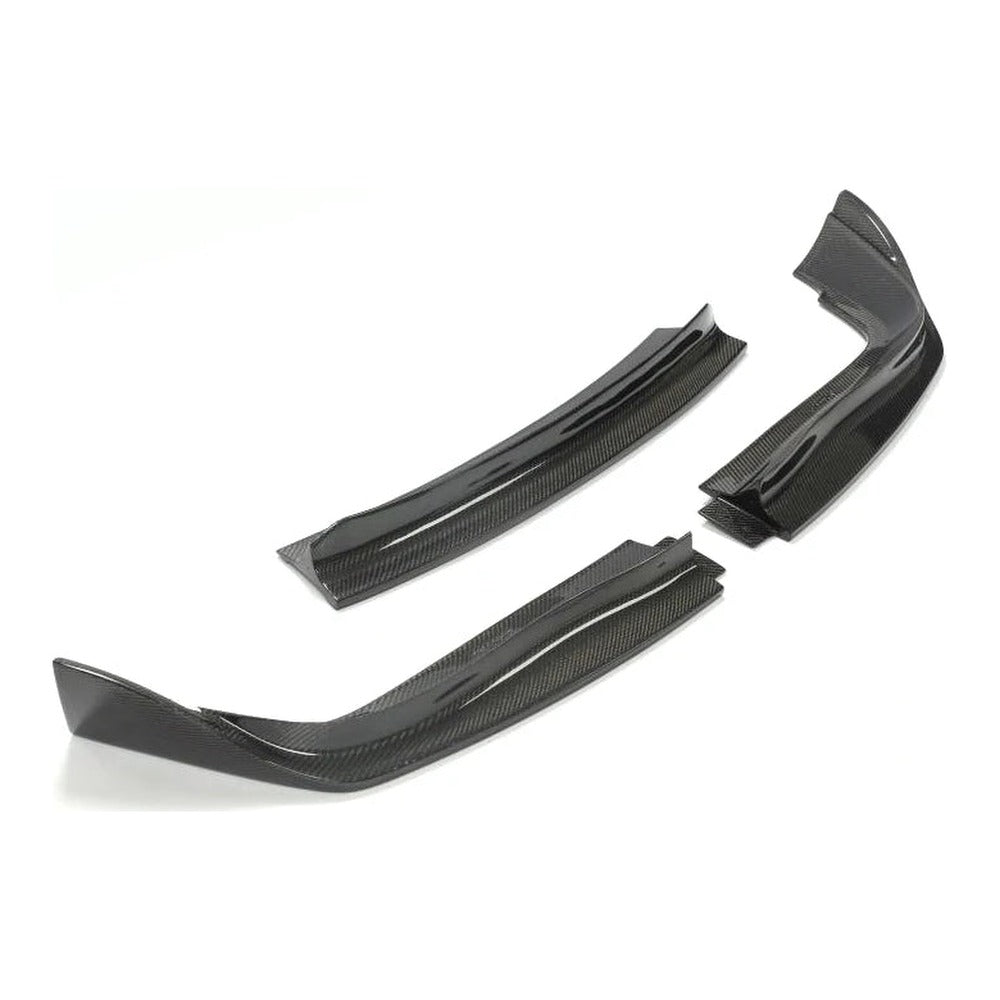 Infiniti G37 Coupe 2009-2013 3-Piece Front Lip Splitter – FRP Black, FRP Gloss Black or Carbon Fiber