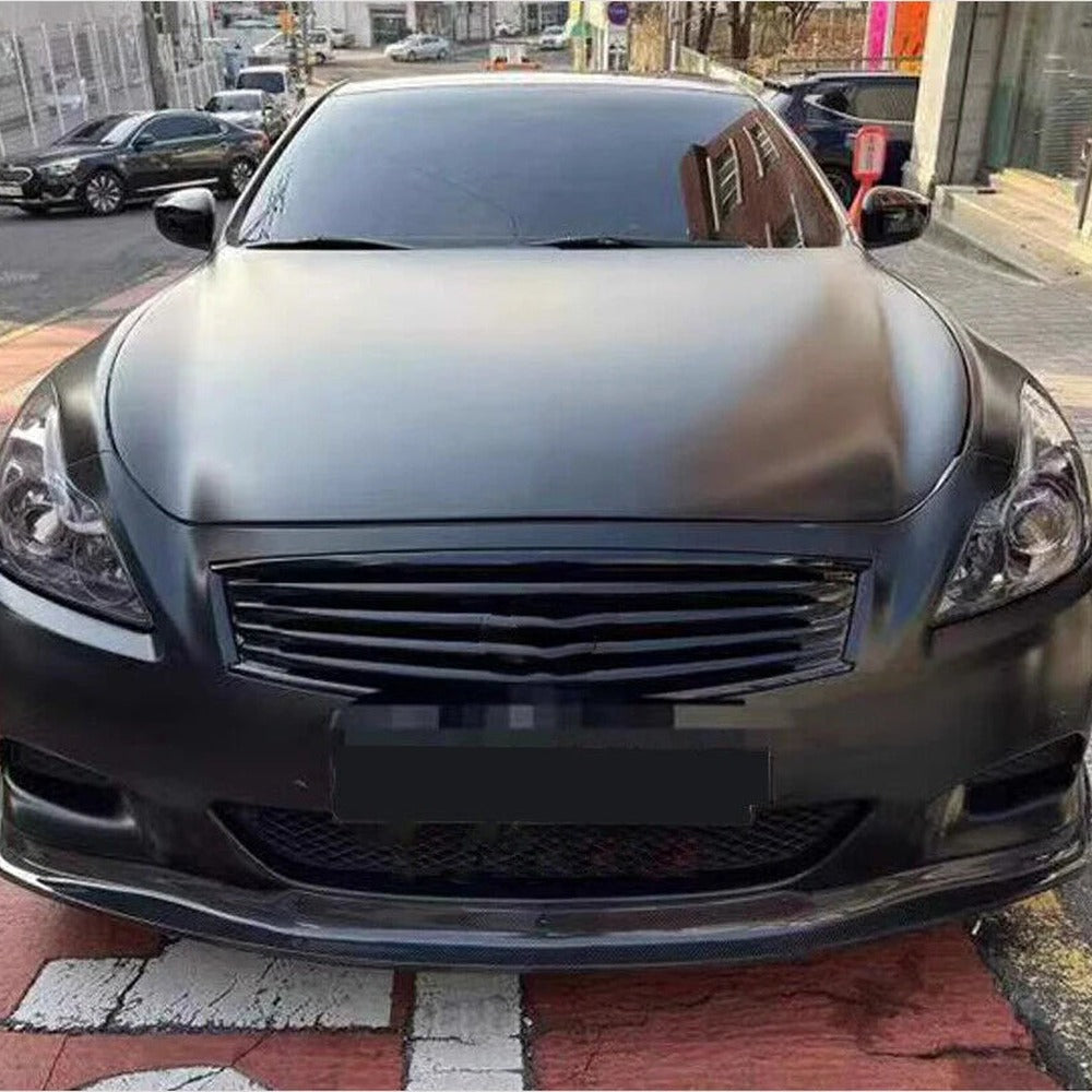 Infiniti G37 Coupe 2009-2013 3-Piece Front Lip Splitter – FRP Black, FRP Gloss Black or Carbon Fiber