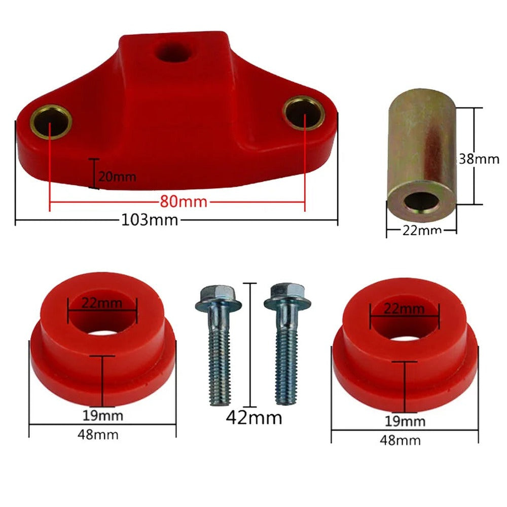 Polyurethane shifter stabilizer bushing kit for Subaru and Toyota 86