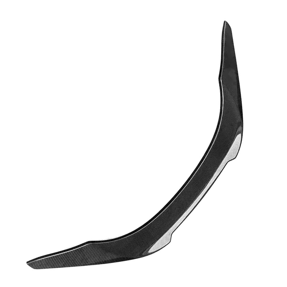Supra A90 carbon ducktail spoiler, side profile